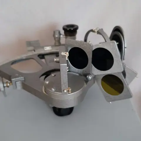 Top sextant / drumsextant - hout, metaal - Tweede helft 20e eeuw