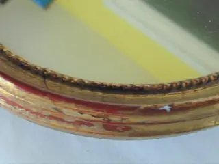 ovale spiegel - Lodewijk XVI-stijl - Glas - 1870-1880 - Glas, Hout - 1870-1880