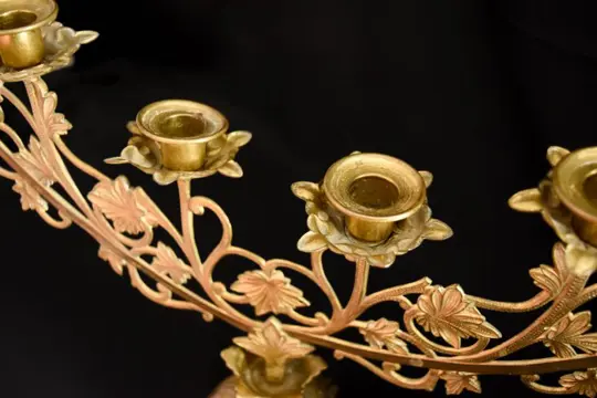 groot formaat kroonluchter - Brons - Messing - Begin 20e eeuw