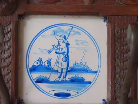 kapstok (1) - Eik - 19e eeuw