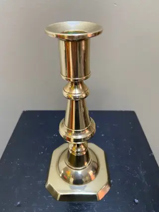 Kandelaar - Messing - Late 19th/ early 20th century