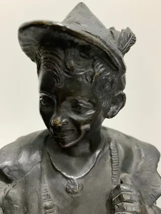 Beeld, Partizanen paar (1) - Brons (gepatineerd) - Midden 20e eeuw