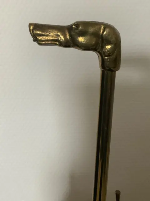 Paraplubak in de vorm van een paraplu - Brons, Koper - Begin 20e eeuw