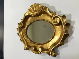 Wandspiegel, Frame voor cartagloria met spiegel (1) - Louis XV - Hout, spiegel - Begin 20e eeuw