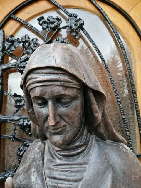 Beeld, St Anna, Mother of Mary (150 cm.) - Hout - 19e eeuw