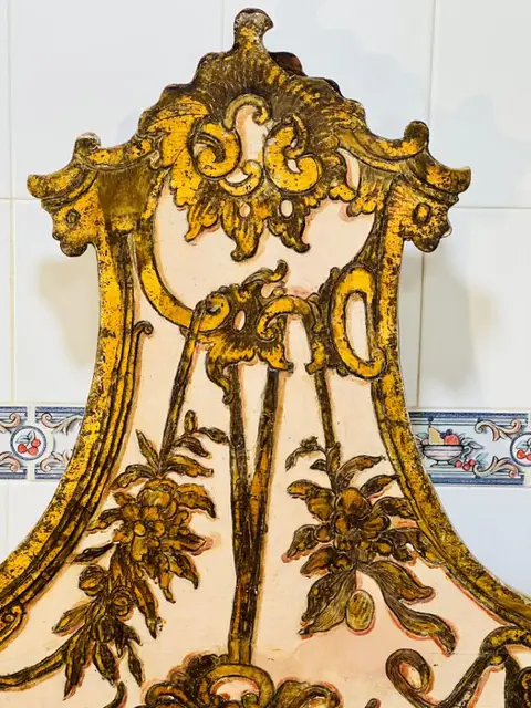 Luifel van de oude barokke kerk - Barok - Hout, gouden brood - 19e eeuw