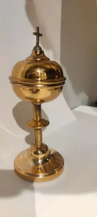 Ciborium - Brons (verguld) - 19e eeuw