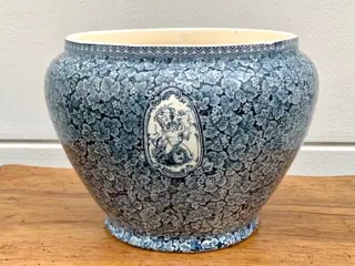 Rhein Blauwe Bloempot - Aardewerk