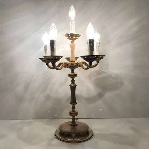 Kandelaar - Koper, Messing - Midden 20e eeuw