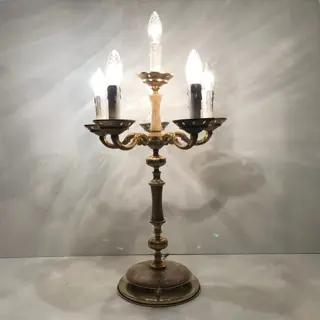 Kandelaar - Koper, Messing - Midden 20e eeuw