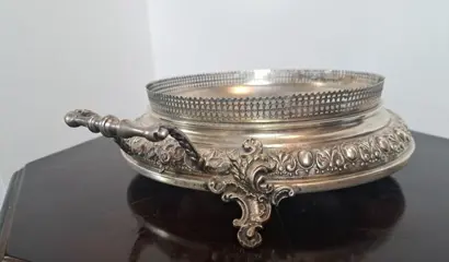 Moritz Hacker Jugendstil dienblad - Verzilverd - Begin 20e eeuw