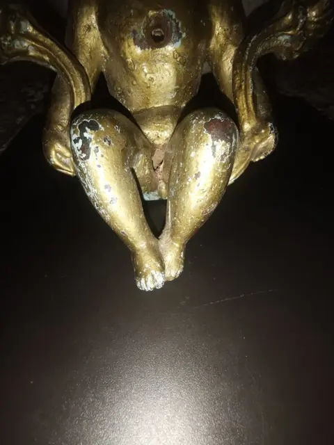 Beeld, sieraad - engel - IJzer (gegoten/gesmeed) - Tweede helft 19e eeuw