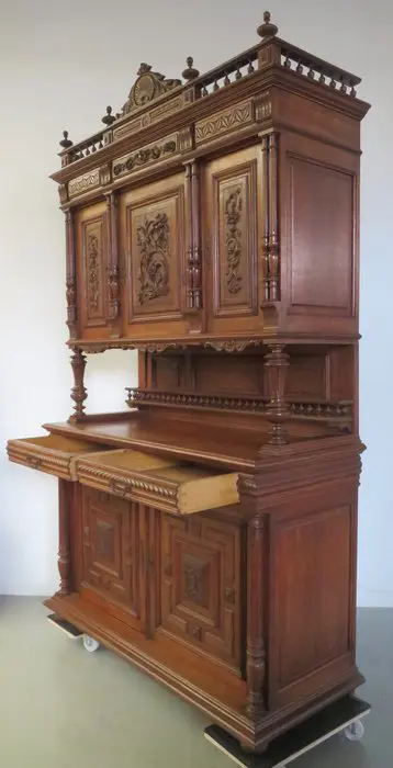 Servieskast - Eik - Eind 19e eeuw