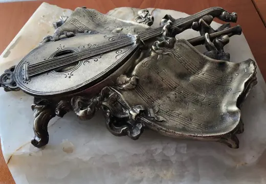 inktpot - Legering, kwarts - 20e eeuw