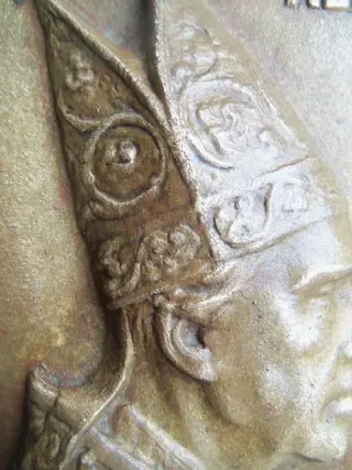 Léon Batardy e.a. - Plaquette (4) - Realist - Brons - 20e eeuw