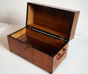 Juwelendoosje - hout-briar - Tweede helft 19e eeuw