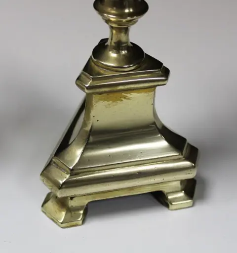 Paar kandelaars - kandelaar (2) - Messing - Begin 20e eeuw