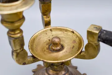 Dubbele Kandelaar - Zeldzame Kandelaar - Brons - Begin 20e eeuw