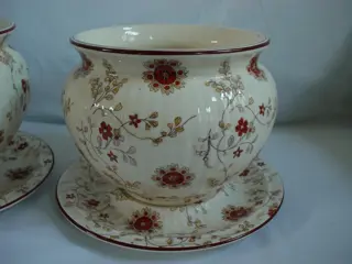 Petrus Regout - Cache pot (2) - Aardewerk