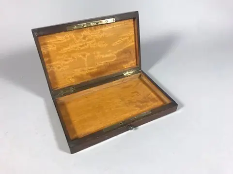 Kistje met marqueterie - Palissander - Tweede helft 19e eeuw