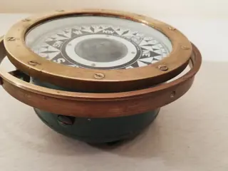 Scheepskompas - Messing glazen kompasroos - 20e eeuw