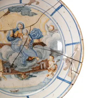 Castelli D'Abruzzo - Schaaltje (1) - Majolica