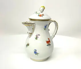 Meissen - Antieke theepot - Porselein