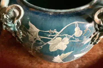 l'Escalier de Cristal - Bloempot (1) - Faience