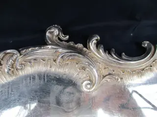 Dienblad - Verzilverd - Eind 19e eeuw