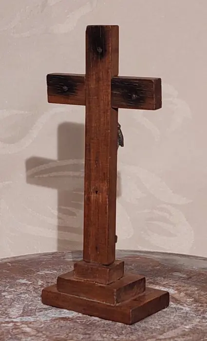Antiek overblijfsel van Catacombe St Calisto Rome - Hout - Eerste helft 20e eeuw
