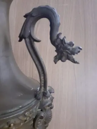 stel vazen - Brons - Eind 19e eeuw