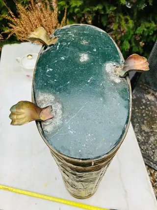 Antieke paraplu wandelstok houder - Koper - 19e eeuw