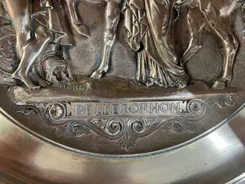 Middentafel - Brons (verguld) - Rond 1900