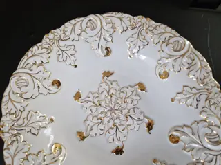Meissen - Schotel (1) - Biedermeier - Porselein