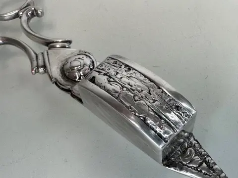 Zwaar verzilverde kaarsendover - Verzilverd - Circa 1900