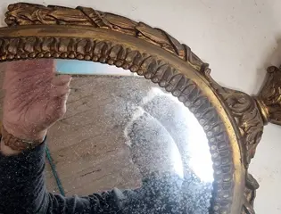 Wandspiegel - Neoklassieke stijl - Brons - Begin 20e eeuw