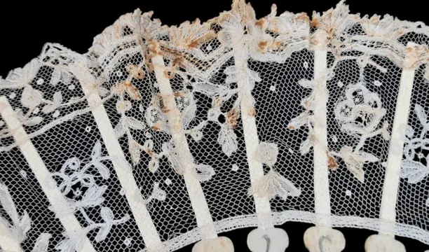 Fan - Been, Textiel - 19e eeuw