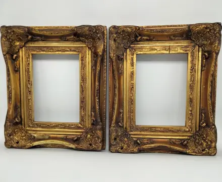 Kader (2) - Hout, Gouden blad - Eind 19e eeuw