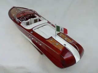 Modelboot op schaal, Groot model Riva Aquarama 87cm Italiaans hout (1) - Hout - Eind 20e eeuw