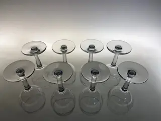 Baccarat - Wijnglazen (8) - Glas, Half kristal