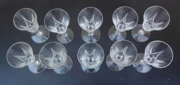 Saint-Louis - Cerdagne model wijnglas (10) - Kristal