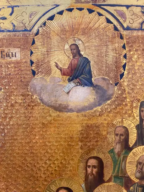 Icoon, Moeder van God Bogolubskaja - Hout - Eind 19e eeuw