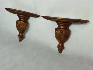 Handgesneden houten standaard - 20e eeuw (2) - Hout - Begin 20e eeuw