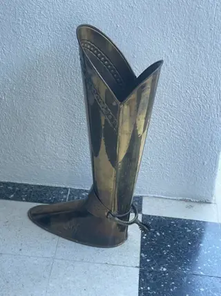 Paraplubak voor herenlaarzen - Messing - 20e eeuw