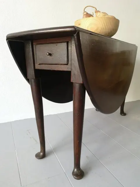 Gateleg tafel - Georgisch - Mahonie - Midden 18e eeuw