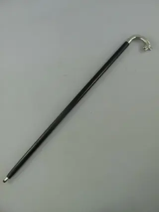 Wandelstok, Cat look - Art Deco stijl - Messing - 20e eeuw