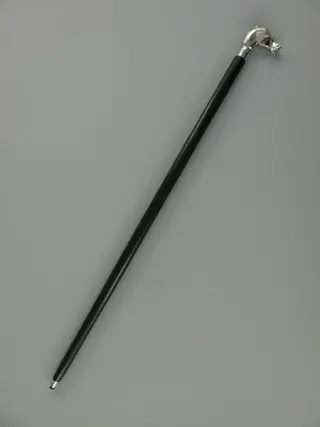 Paardbeeld wandelstok - Art Deco stijl - Messing - 20e eeuw