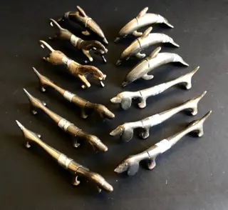 Placeholders (12) Dieren, Verzilverd - verzilverd