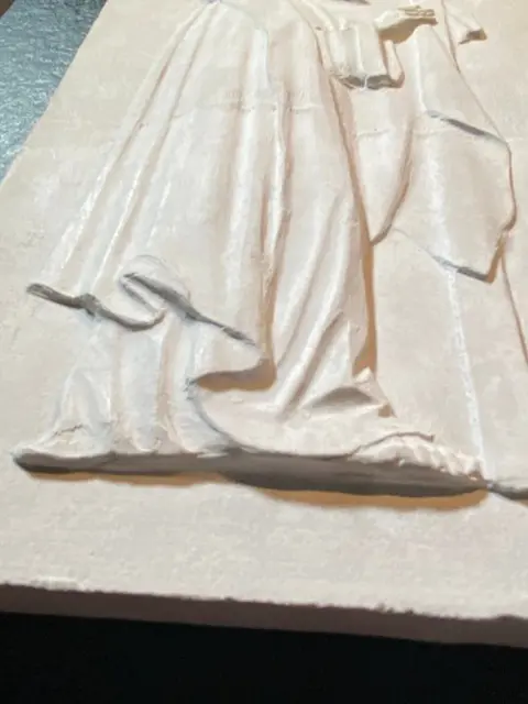 Hans Retzbach - Gipsen model van een belornament - Saint Philip - Beschermheer van Walkers, Hatters and Merchants. (1) - Gips