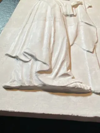 Hans Retzbach - Gipsen model van een belornament - Saint Philip - Beschermheer van Walkers, Hatters and Merchants. (1) - Gips